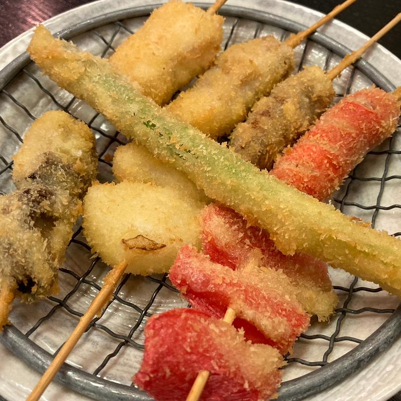 おまかせ串カツ8本(酒々菜々 遊た～ん 南森町店)