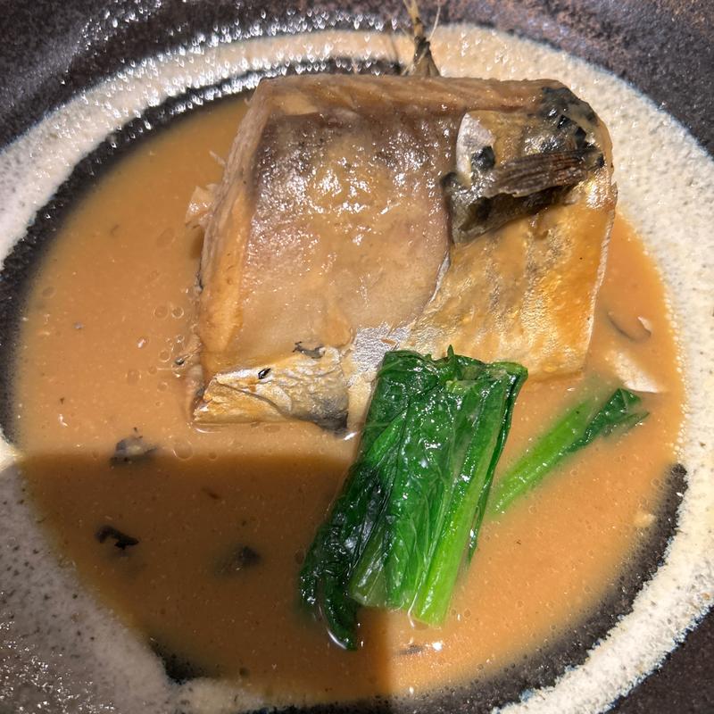 サバ味噌定食(蕎麦切り くろ)