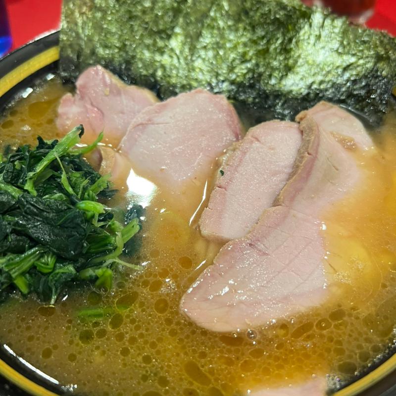 ラーメン 肉増し 海苔トッピング(家系ラーメン 稲葉家  王道之印)