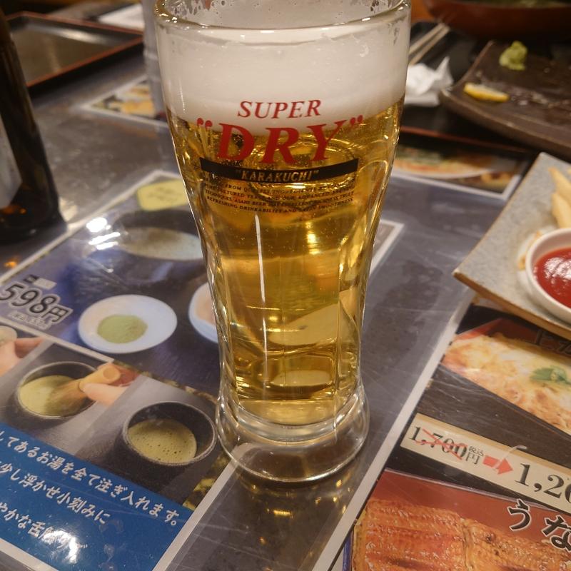 生ビール(すしめん処 大京 佐原水郷橋店)