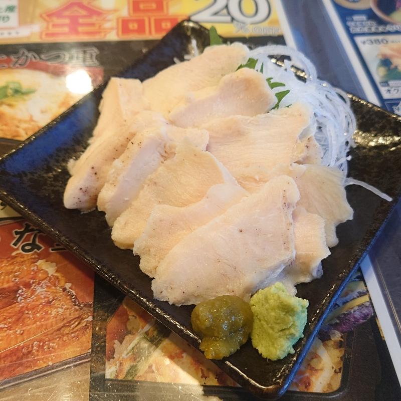 とり刺し(すしめん処 大京 佐原水郷橋店)