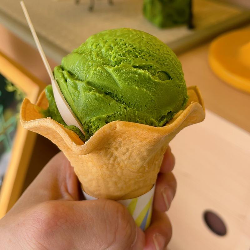 抹茶ジェラード　プレミアム(抹茶スイーツ処茶和々 太宰府店)