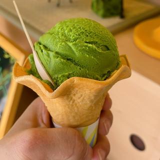 抹茶ジェラード　プレミアム(抹茶スイーツ処茶和々 太宰府店)