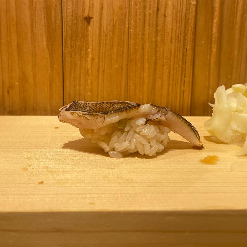 炙りかます(鮨屋とんぼ 栄店)