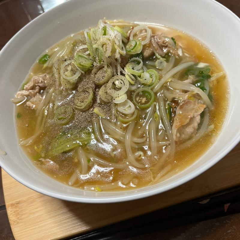 餡掛けもやしそば(創作料理　我家)