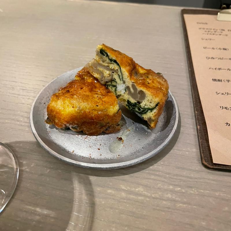 法蓮草と茸のイタリアンオムレツ(enorihs)