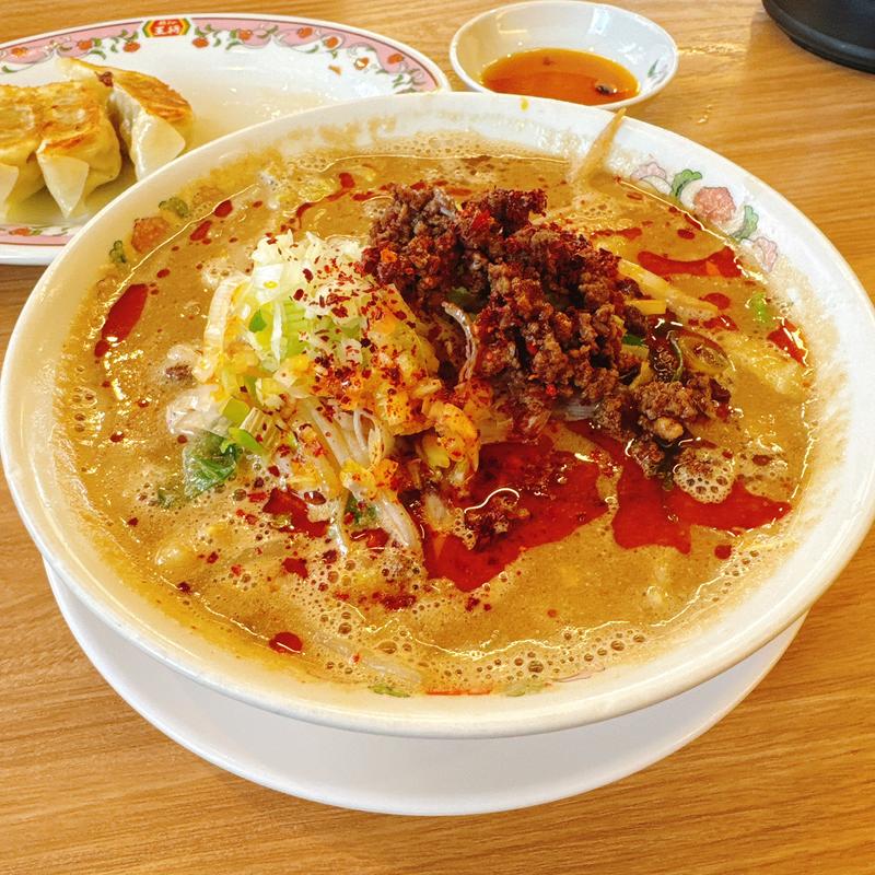 野菜たっぷり担々麺(餃子の王将 亀の甲店)