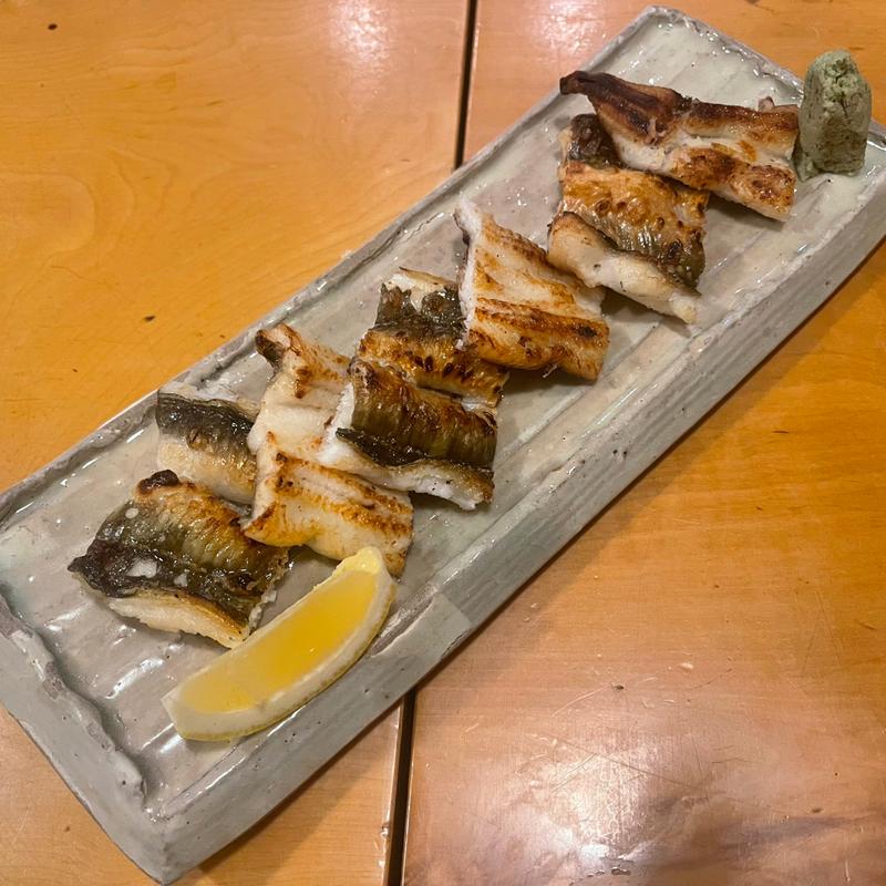 穴子の白焼(肴や味泉)