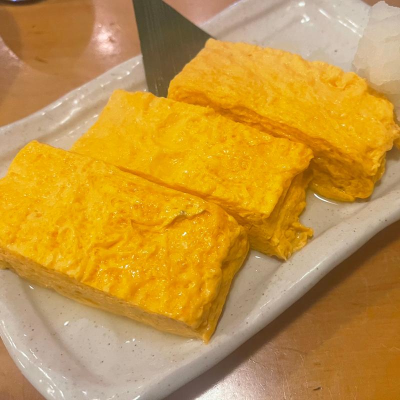 だし巻き玉子焼き(肴や味泉)