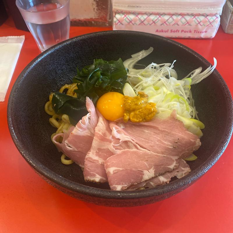 贅沢うに玉まぜそば(麺処素和 金山店)