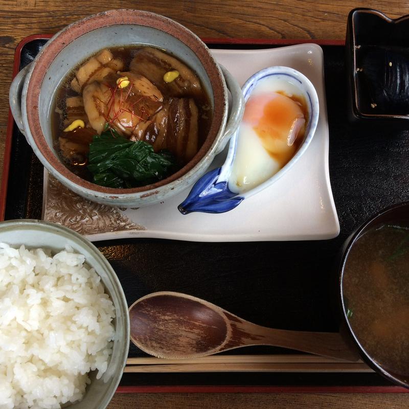 豚の角煮セット(和カフェ茶囲家)