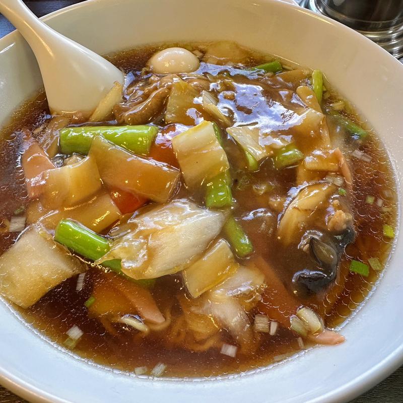 五目ラーメン(町の小さな中華屋さん ろくめい)