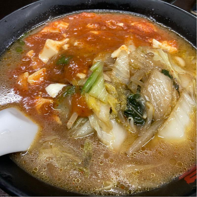 味噌麻婆麺(元祖旨辛タンメン　荒木屋)