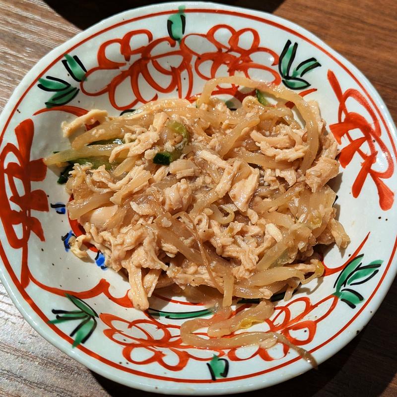 お通し(炭火串焼と旬鮮料理の店 備長炭焼 遠州葵家)