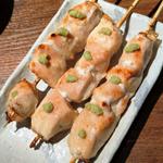 ささみ串わさび(炭火串焼と旬鮮料理の店 備長炭焼 遠州葵家)