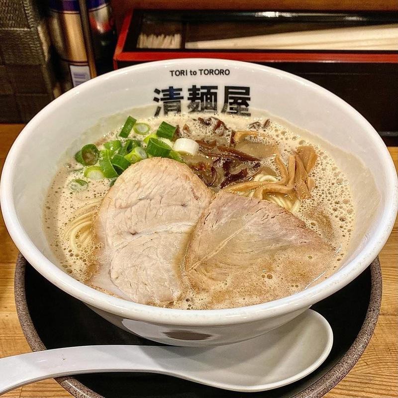 純豚骨らぁめん(清麺屋)