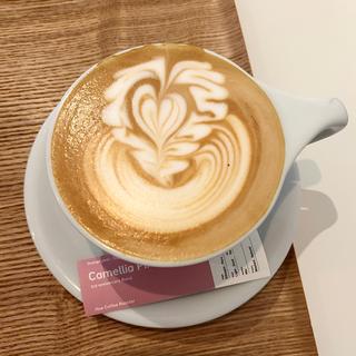 Camellia Pink Hot Latte(Hue Coffee Roaster)