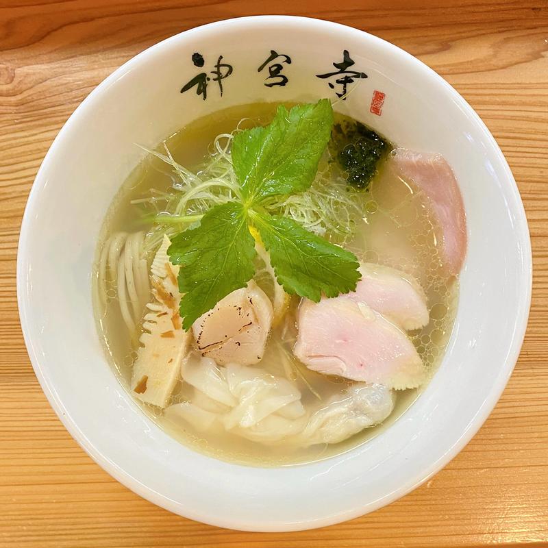 塩らぁ麺(つけそば神宮寺)