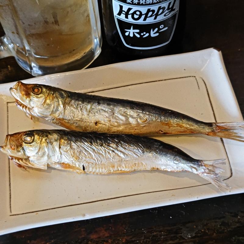 いわし丸干し(国民酒場あさひや じぃえんとるまん)