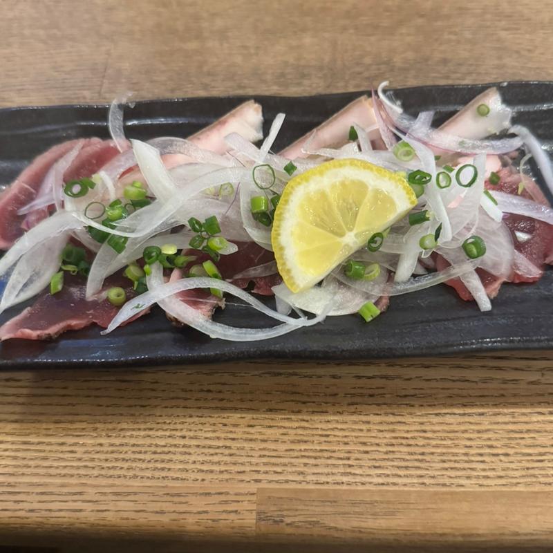 琉球イノシシ　炙りたたきポン酢(一隼)