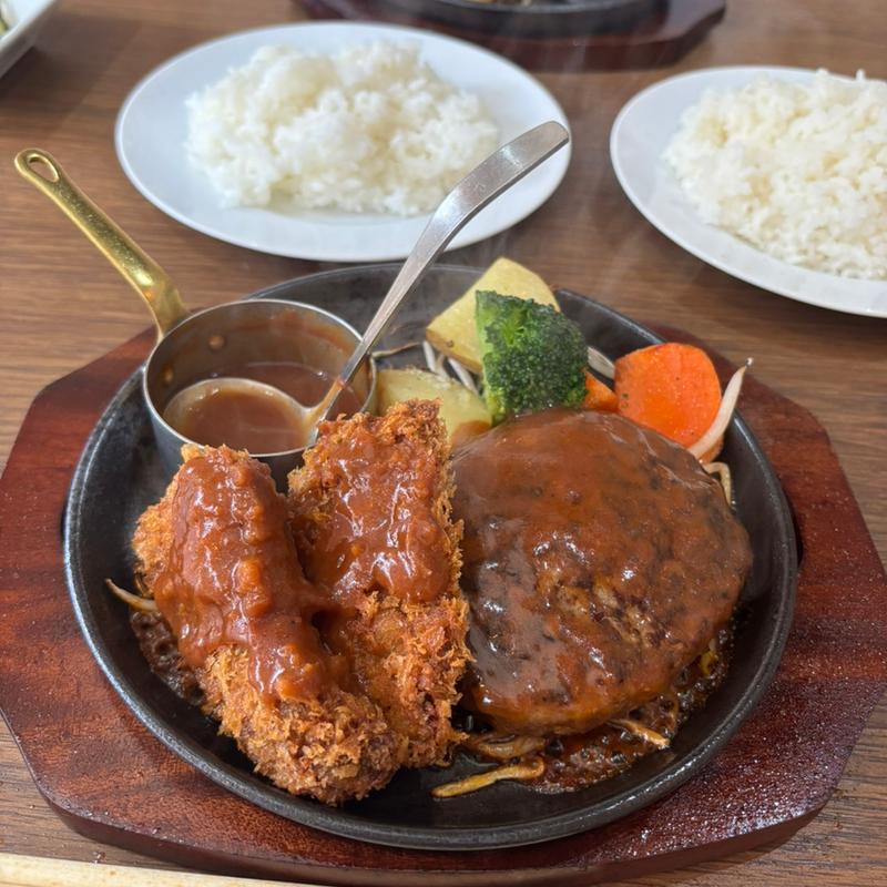 ハンバーグ150g ビフカツ(ハンバーグレストランBOSTON 四天王寺店)