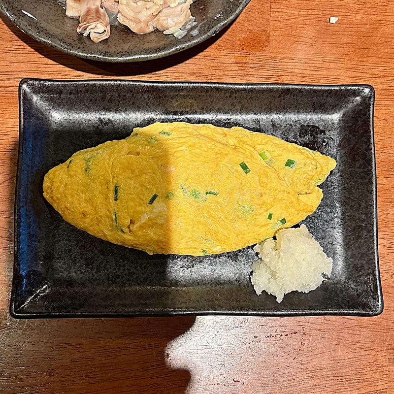 オムレツしらす(大衆酒場こいさご)