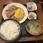 日替り　豚のしょうが焼き定食
