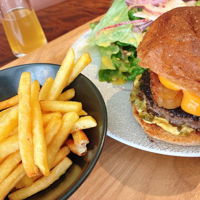 常陸野WAGYUベーコンチーズバーガー(常陸野ブルーイング水戸)