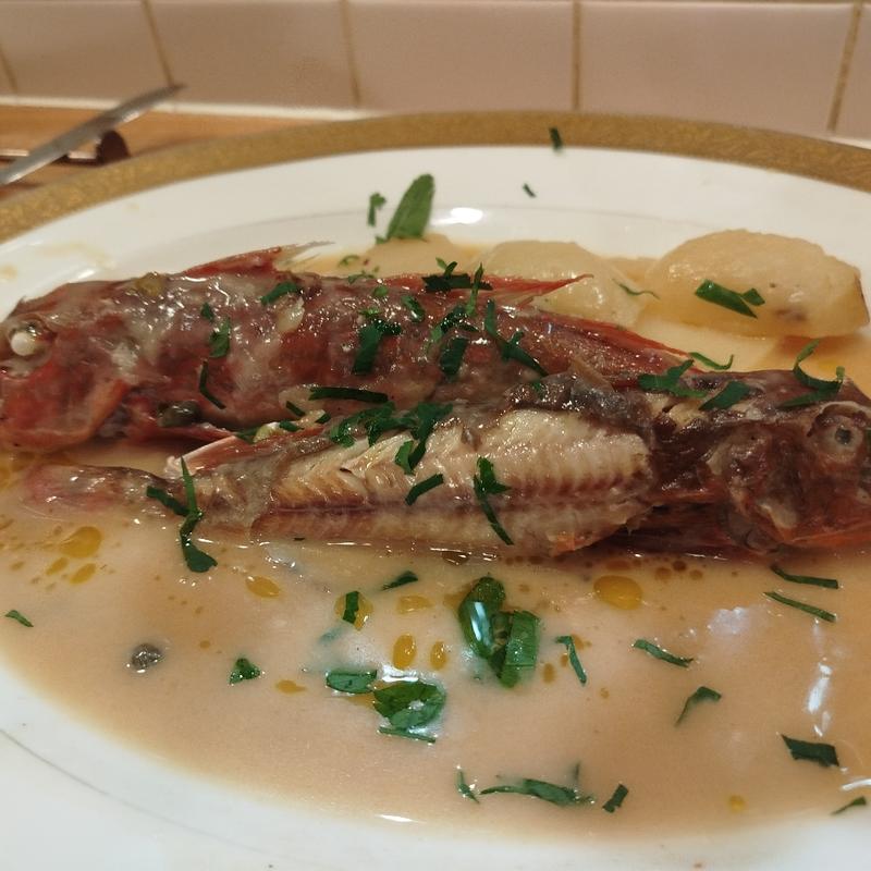 ホウボウのムニエル(クラフトパスタトリノ)