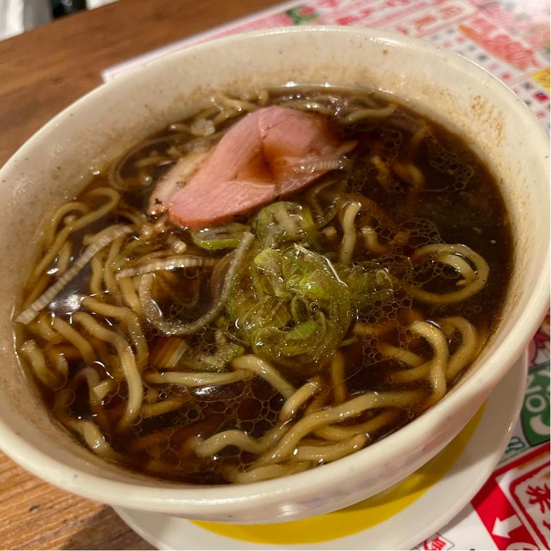 黒醤油の鴨らーめん(伝串 新時代 熊本下通店)