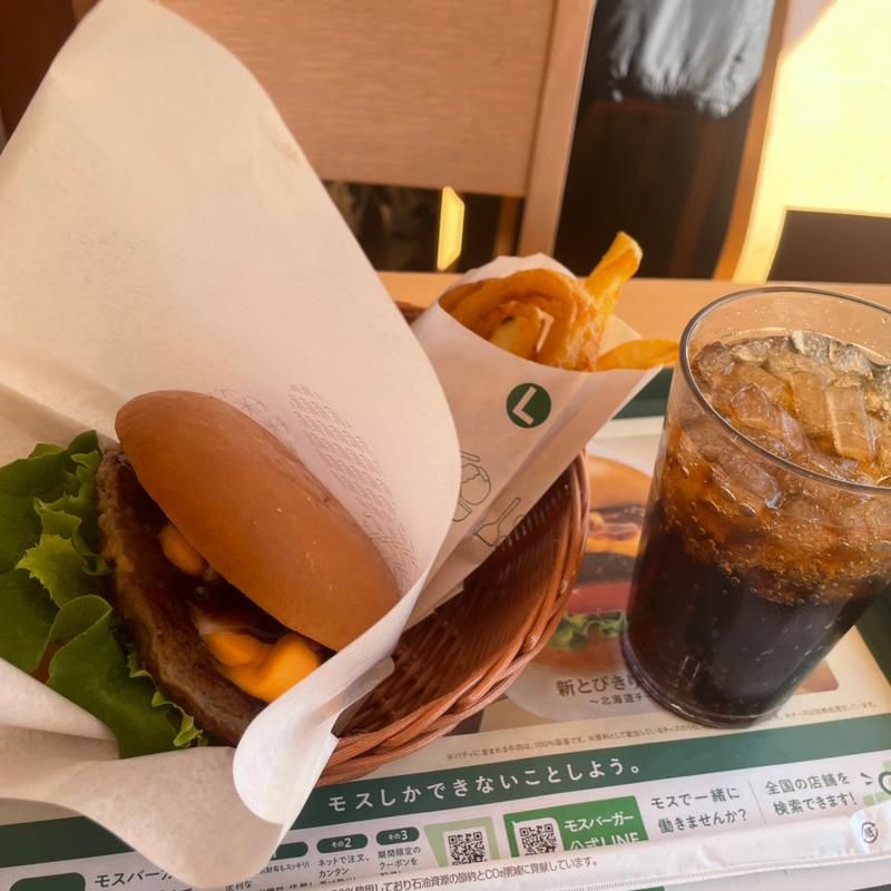 新とびきりチーズ(オニポテセット)(モスバーガー 宝塚中山店)