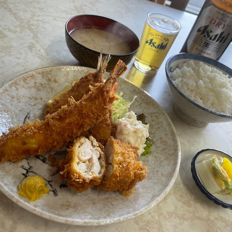 ミックスフライライス(さかい食堂)