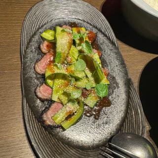 牛肉のタマリンドジウソース(サーワーンビストロ)