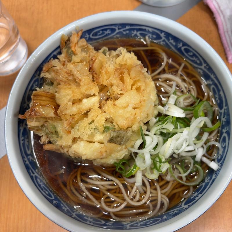 かき揚げそば(加賀)