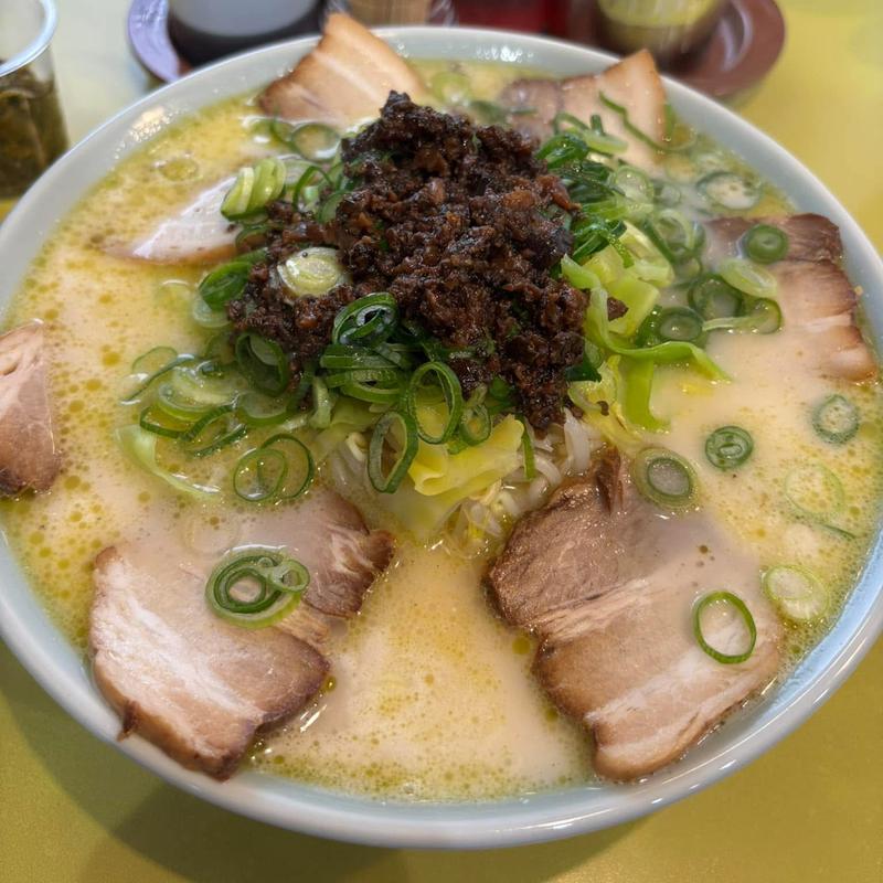 マヨチャーシュー  大盛り(ラーメン 小紫 （こむらさき）)