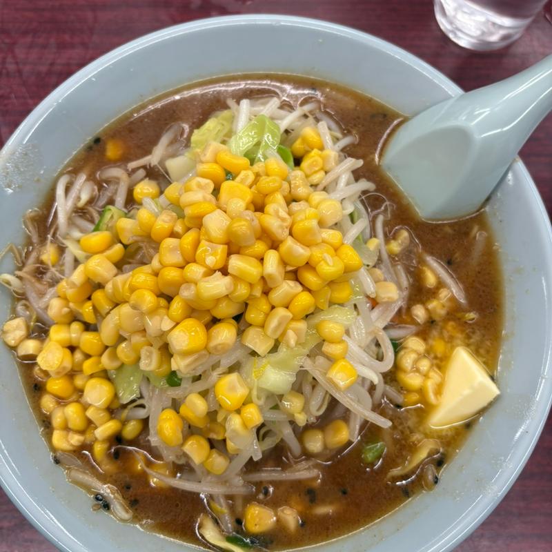 味噌ラーメンバターコーントッピング(満北亭 都留店 )