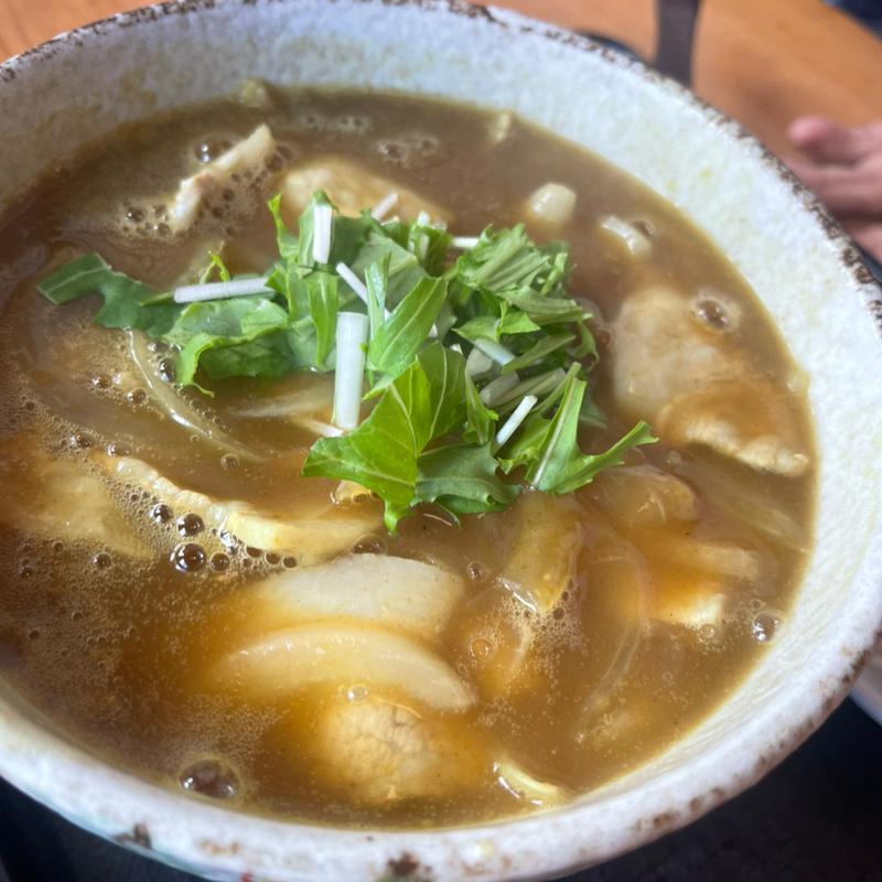 カレーそば（温かい）(手打蕎麦 いちむら)