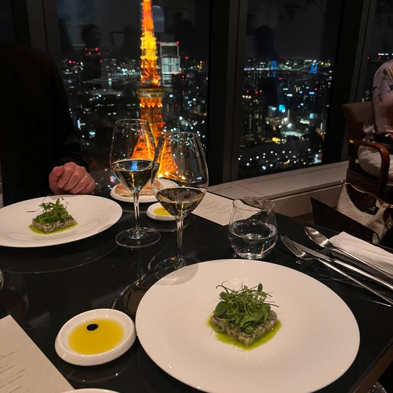 炙りカツオ 茄子と三つ葉のコンディマン　ヴィネグレットエルブ(ダイニング)