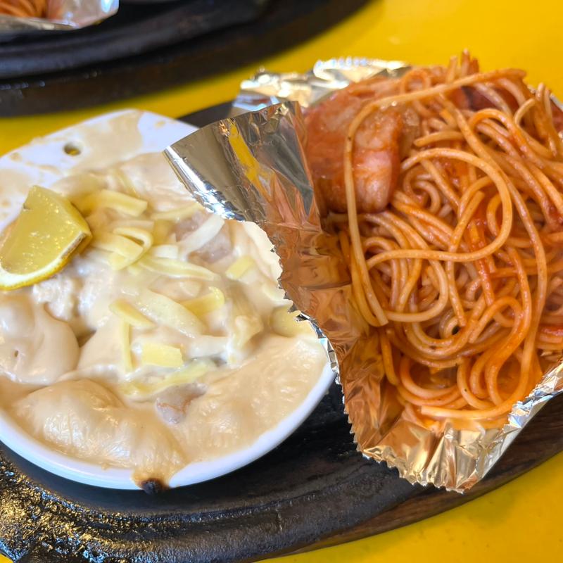 日替わり　ナポリタンとグラタン(レストランイート)