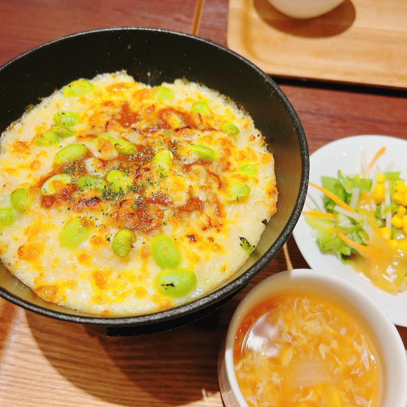 選べるランチメニュー(チキンと枝豆のチーズクリームドリア)(神戸元町ドリア リンクス梅田店)