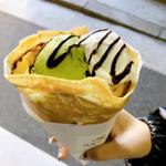 生クリームとチョコ(真夜中までクレープ)