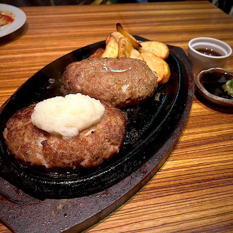 ソースが選べるハンバーグ(わさび醤油＆おろしポン酢)(Roti （ロティ）)