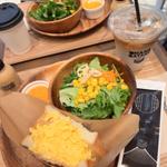 ふわとろ玉子サンド&ヘルシーサラダランチ(ホットサンド専門店 'OHANABATAKE グランフロント大阪店)