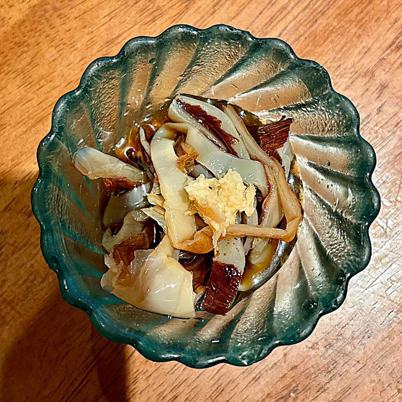 赤くらげポン酢(大衆酒場こいさご)