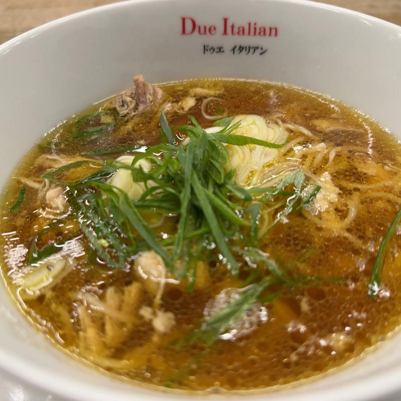 京都九条ネギと生醤油の鶏そば(Ramen ドゥエ Edo Japan)