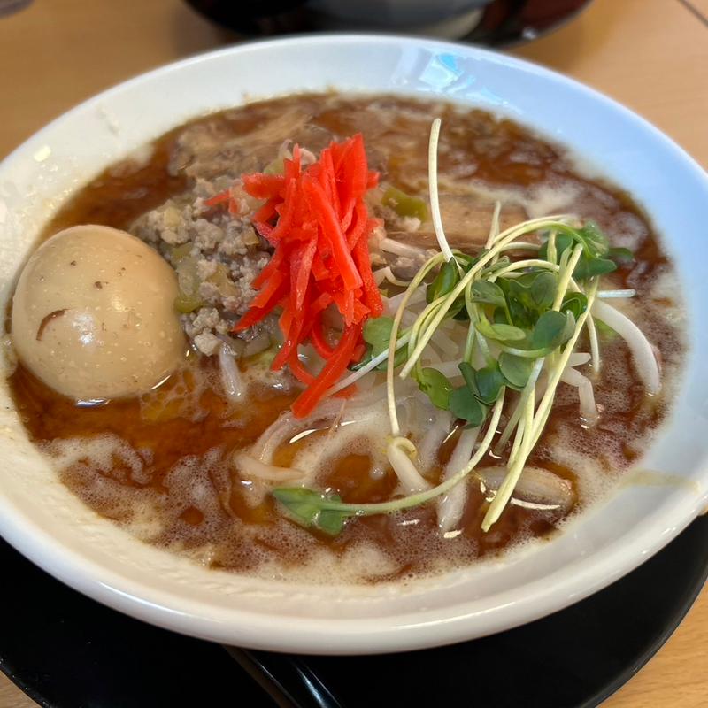 ゴマラーメン黒(麺豪 織蔵)