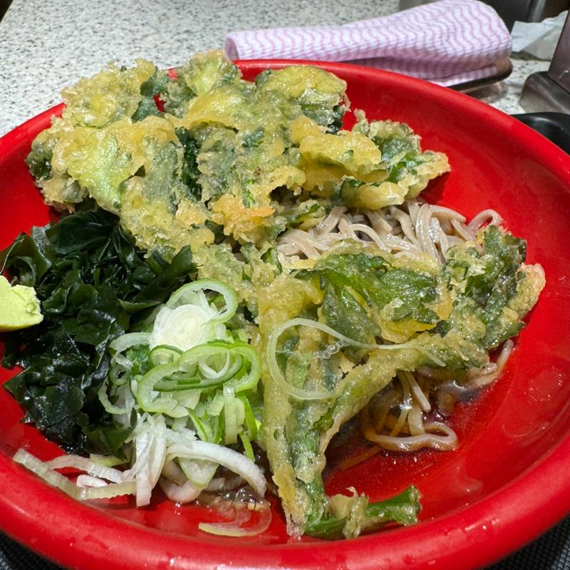 春菊そば(名代 富士そば 代々木八幡店)