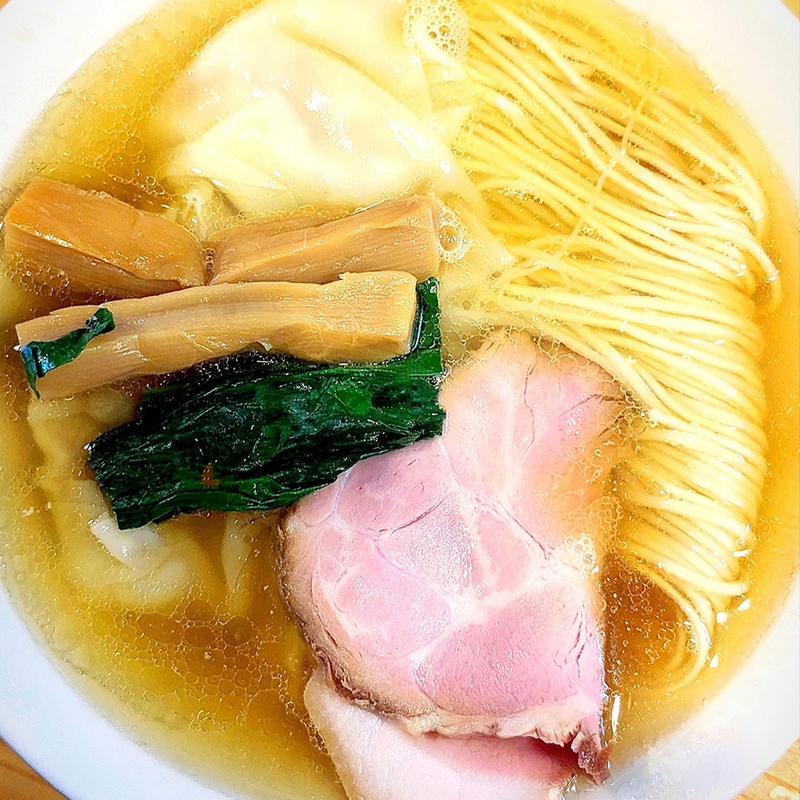 塩わんたん(世田谷中華そば 祖師谷七丁目食堂)