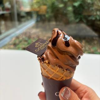 ソフトクリーム　ダブルチョコレート(ゴディバ ららぽーとEXPOCITY店)