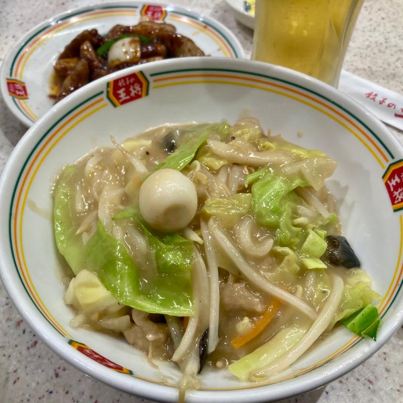 揚げそば（ジャスト）(餃子の王将 新小岩ルミエール店)